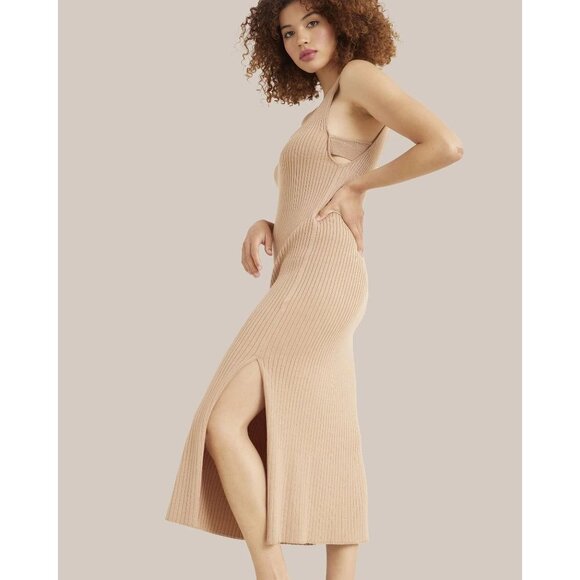 Modern Citizen Serin Circle-Back Maxi Dress‎ in Camel Size Small - Picture 9 of 10